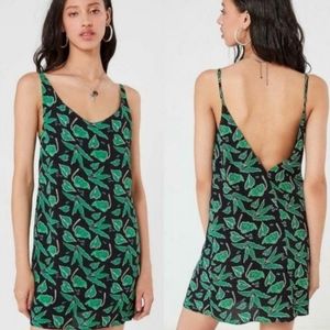 Tropical Cami Swing Summer Mini Dress